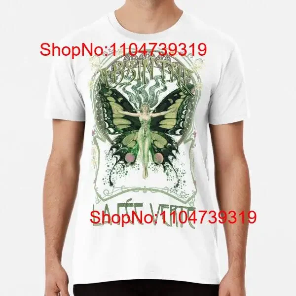 

Футболка Absinthe от S до 5XL, сделанная в Австралии, США, винтажная, повседневная, унисекс, растянутая, модная, дышащая, удобная, мягкая