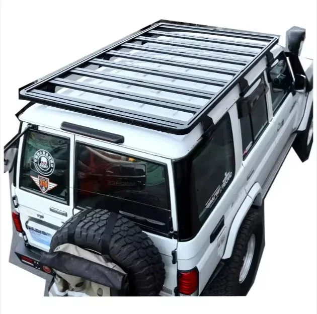 

LC76 SUV Universal Car Roof Aluminium Cargo Basket Roof Rack