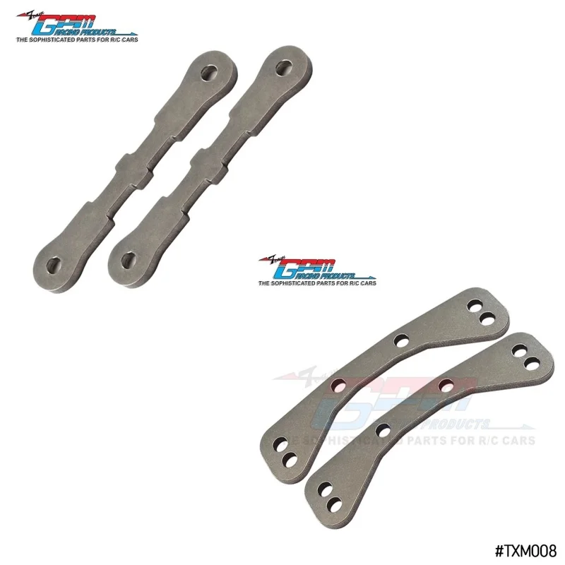 Barra de amarre de mamparo inferior superior delantera trasera de acero inoxidable GPM para TRAXXAS XRT X-MAXX 6S 8S