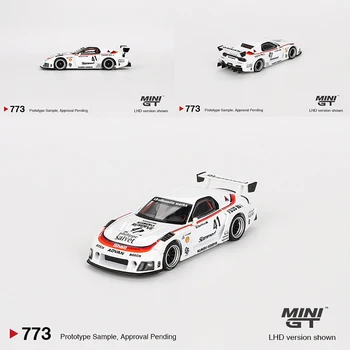 MINIGT 1/64 MAZDA RX-7 LB-Super Silhouette # 41 Numero Reserve MGT00773-CH Autos Legierung Druckgussmodell Kinder Weihnachtsgeschenk Spielzeug für Jungen