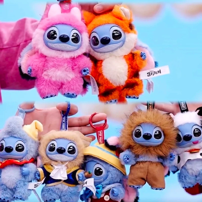 

Pop Mart Disney Stitch Adventure Series Vinyl Plush Keychain Blind Box Collectible Doll Surprise Box Valentine'S Day Gift