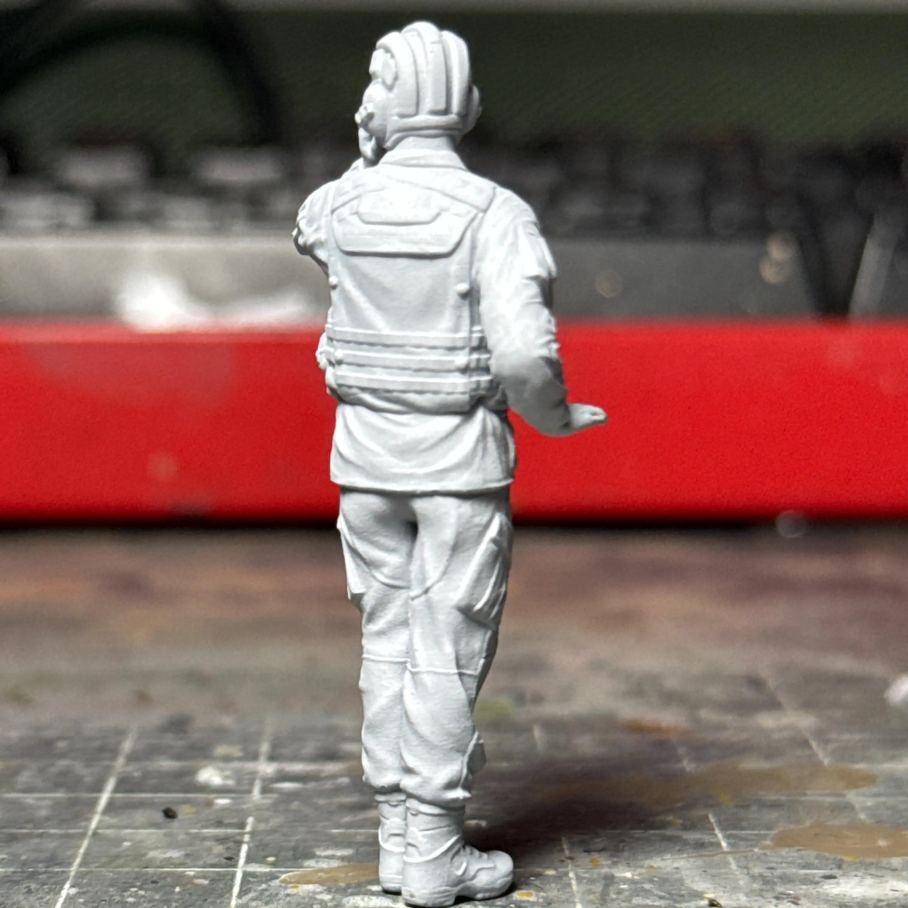 Analyste de modèle de soldat en résine incolore, figurine auto-assemblée, impression 3D, approche sur mesure, 1/35