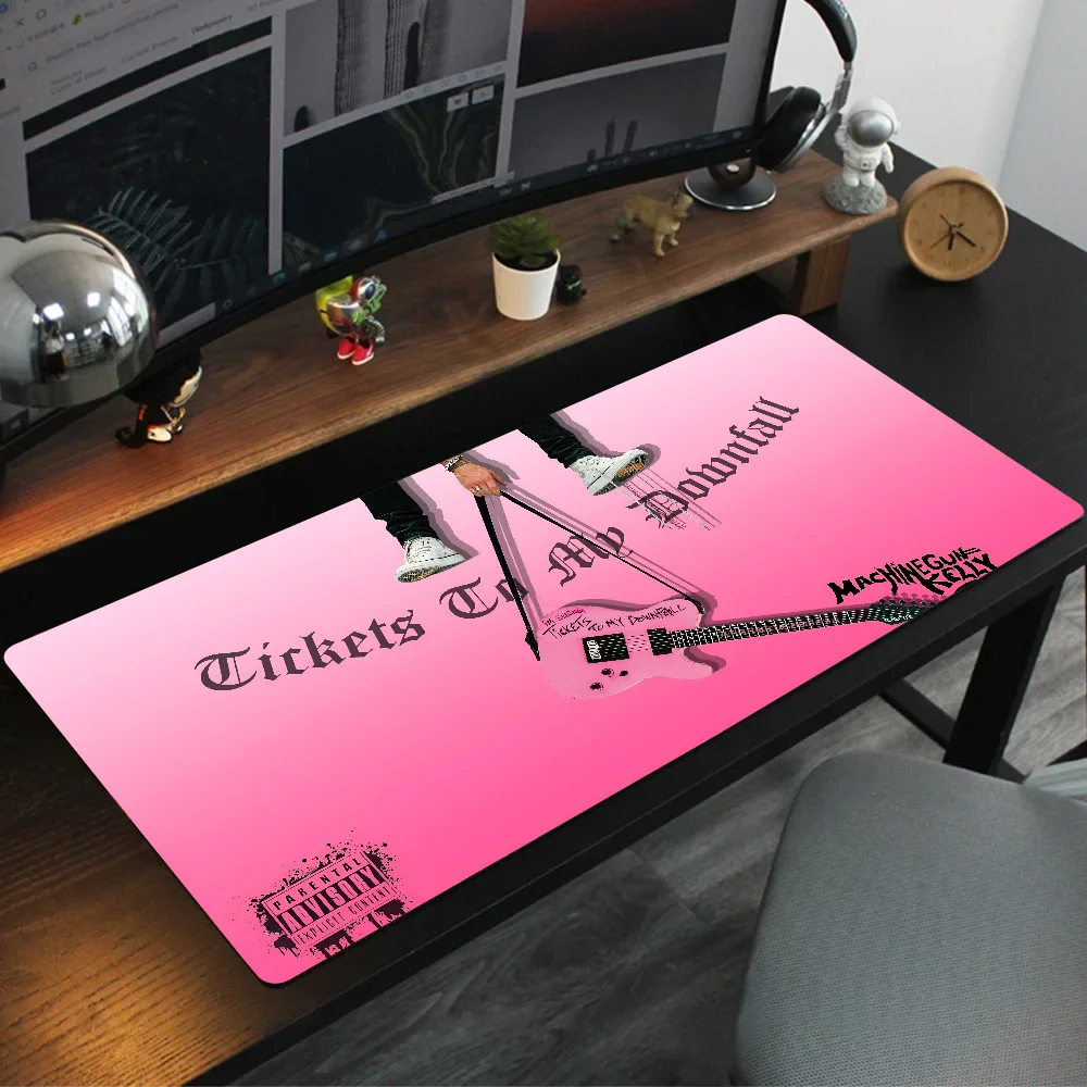 Machine Gun K-Kelly Mousepad Large Gaming Mouse Pad LockEdge Thickened Computer Keyboard Table Desk Mat