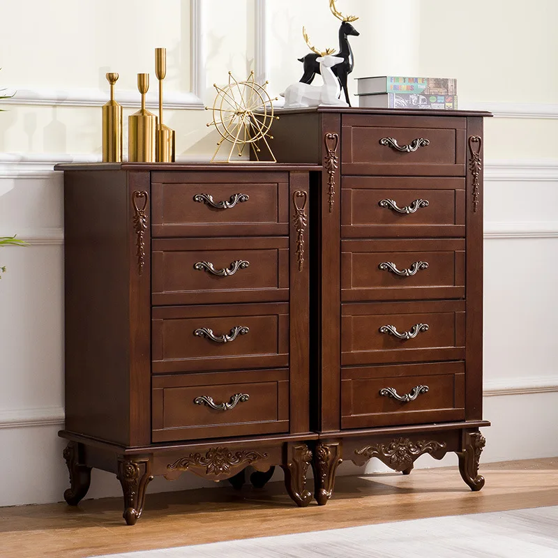 

Customizable chest of drawers solid wood simple modern bedroom storage cabinet living room cabinet