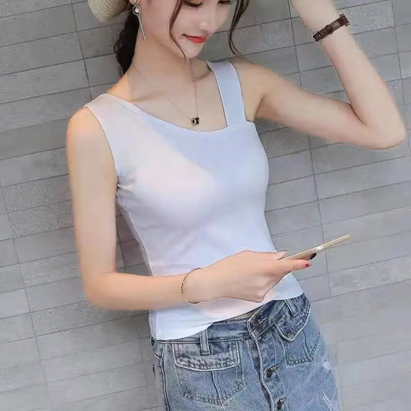 New Off Shoulder Sexy T-shirt Women Black Kpop Tanks Crop Top Woman Summer Vintage Y2K Tee Shirt Fashion White Camis Clothes