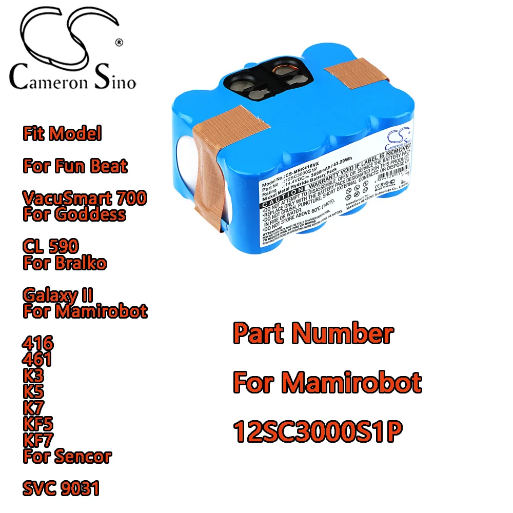 

Вакуумный аккумулятор для Fun Beat VacuSmart 700 для Goddess CL 590 Bralko Galaxy II Mamirobot 416 461 K3 K5 K7 KF5 KF7 Sencor SVC 9031