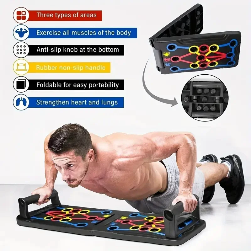 Push-up fitness board Training board support exercise fitness training chest muscle arm strength abdominal muscle training