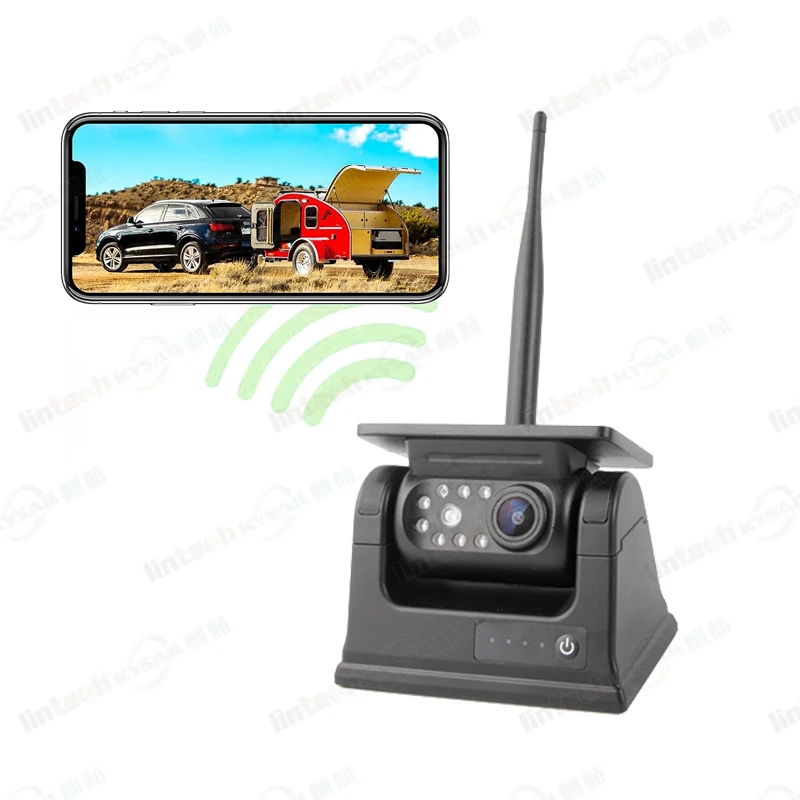 Magnetic WiFi Rechargeable Truck Trailer Hitch Rear View Camera HD 1080P Car RV Camper Reverse Cam Night Vision Easy To Use