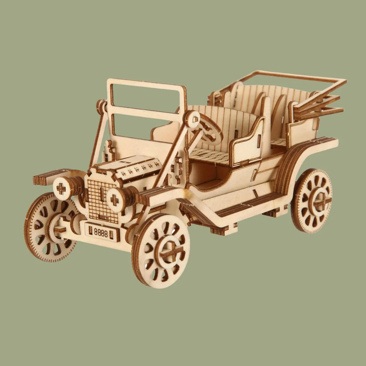 

Создайте свой собственный классический автомобиль 3D деревянная модель-головоломка - веселый и образовательный подарок своими руками