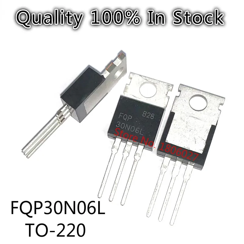 

10 шт./лот FQP30N06L TO-220 NPN FET 30A 60 В триод