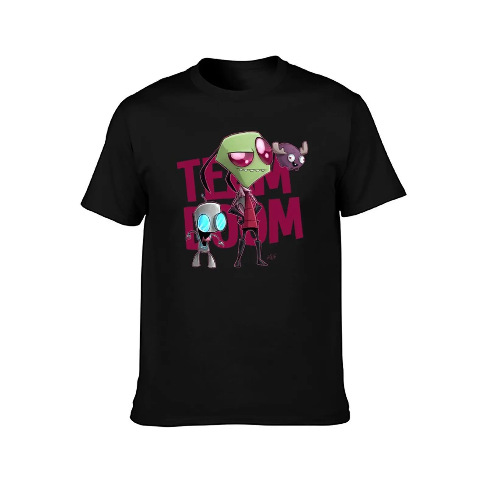 Team Doom T-Shirt Aesthetic clothing topping Clothing plain black t shirts men