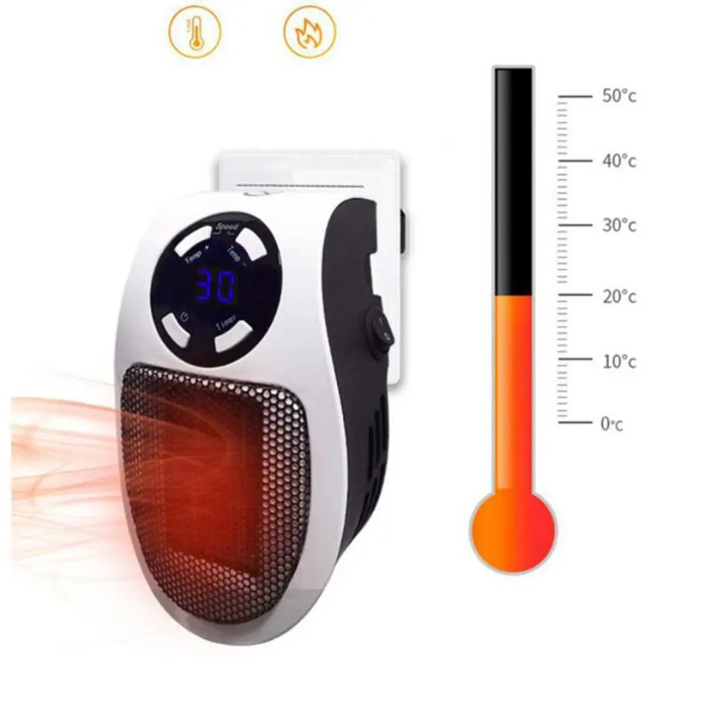 

Winter 500W Portable Electric Heater Low Consumption Electric Heater for Room Heating Stove Mini Indoor Radiator Remote Warmer