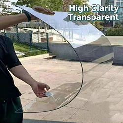 High Transparent PVC Plate Thick 0.3-2mm Clear Plastic Sheet DIY Model Material Processing Accessories 100x200~300x400mm