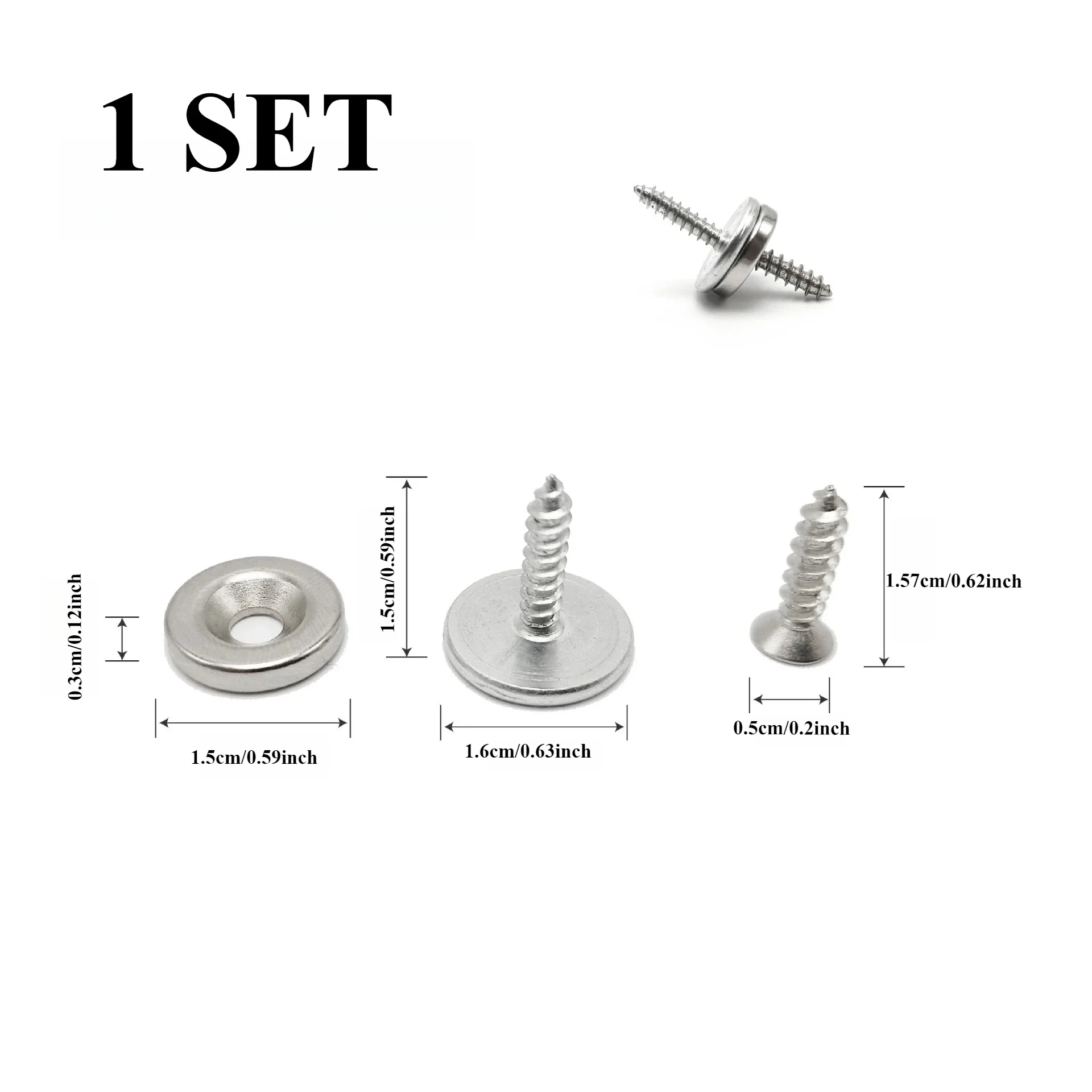 Cabinet door magnets, round magnetic locks for wardrobe closet doors with screws hidden closing furniture