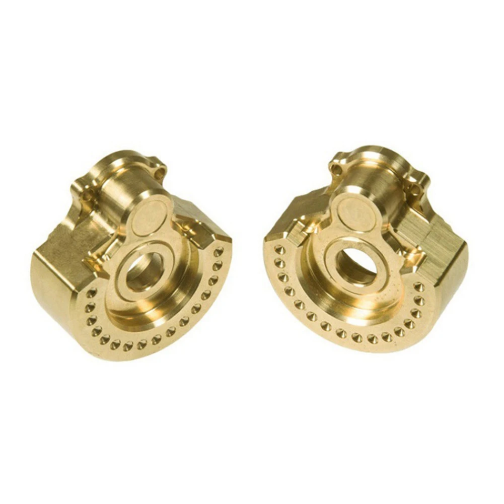 

2 Pcs for TRX6 TRX4 Bridge Side Counterweight Brass Counterweight Front and Rear Universal Gear Cover Counterweight