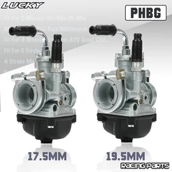 New Motorcycle Carburetor Carb For PHBG 17.5mm 19.5mm Racing 17.5 19.5 50CC 70CC 90CC Dellorto Model Dirt Bike Motocross