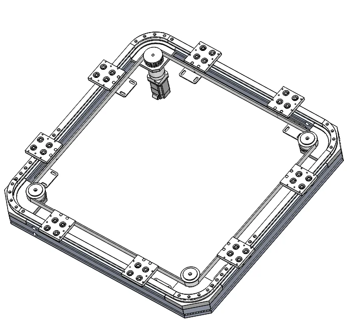 Continuous Assembly High Rigidity Rail System Conveyor Line for Smart Meter PCB Automated Assembly and Inline Quality Validation
