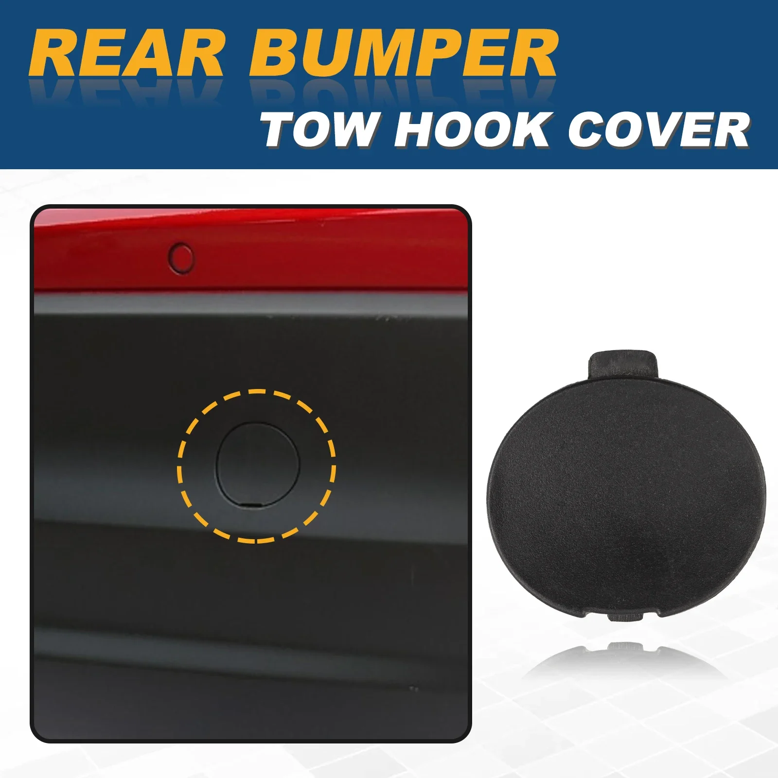 For Mazda CX5 2013 2016 Rear Bumper Tow Hook Cap Towing Eye Cover KD5350EK1A9U KD5350EK1A Car Accessories
