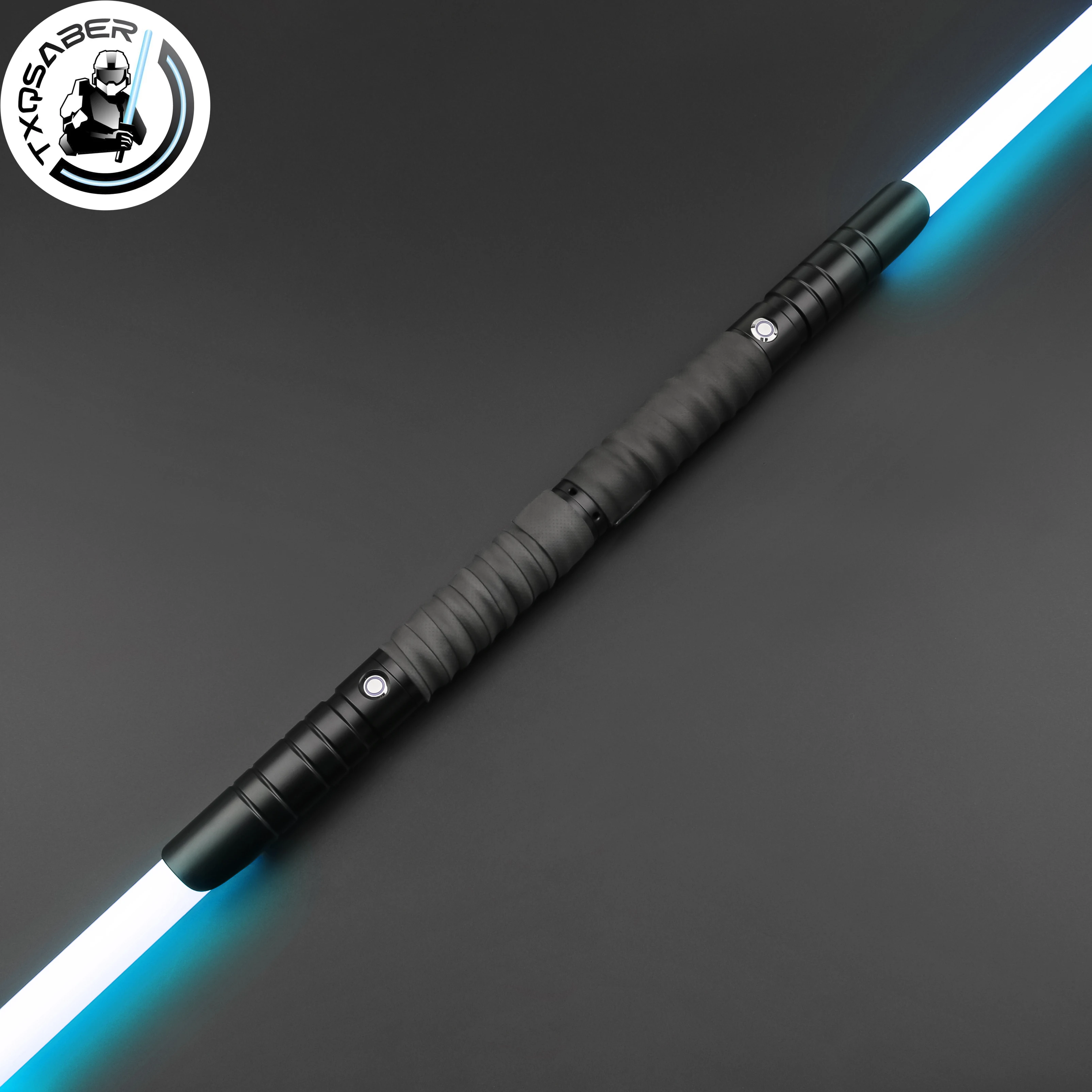 

TXQSABER Lightsaber Jedi Heany Dueling Double-edged Sword SD RGB Noe Pixel FOC Smooth Swing Blaster Laser Sword Toys for Adult