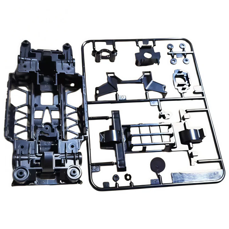 1SET 4WD MS Chassis CNC Internal Suspension Chassis With Multiple Colors Of Plate Components 4WD CNC Processing MS Chassis