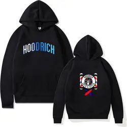 Retro Men's Clothing Cotton Fleece Hoodies HOODRICH Men's Top Trendy European American Style Casual 600g Heavy Duty Streetwear