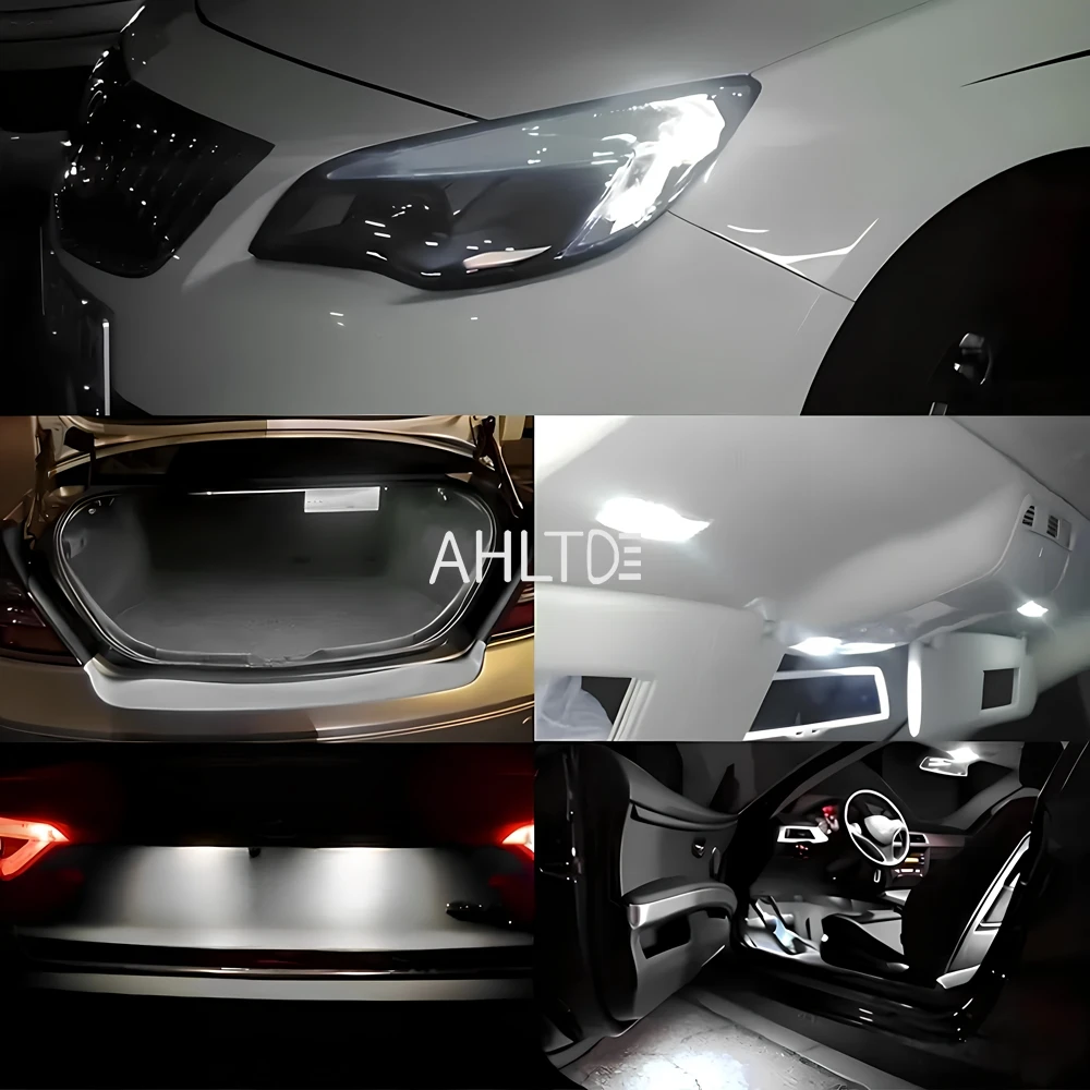 2/4/10Pc T10 W5W marcador lateral de coche luz de señal de giro 4014 15SMD LED Canbus bombilla de placa de matrícula lámpara de lectura de cúpula Interior