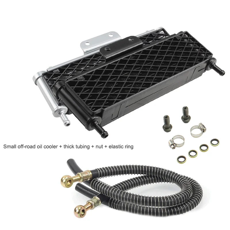 

8/10 Caliber Motorcycle Oil Cooler Engine Cooling Radiator System Kit for Dirt Pit Bike