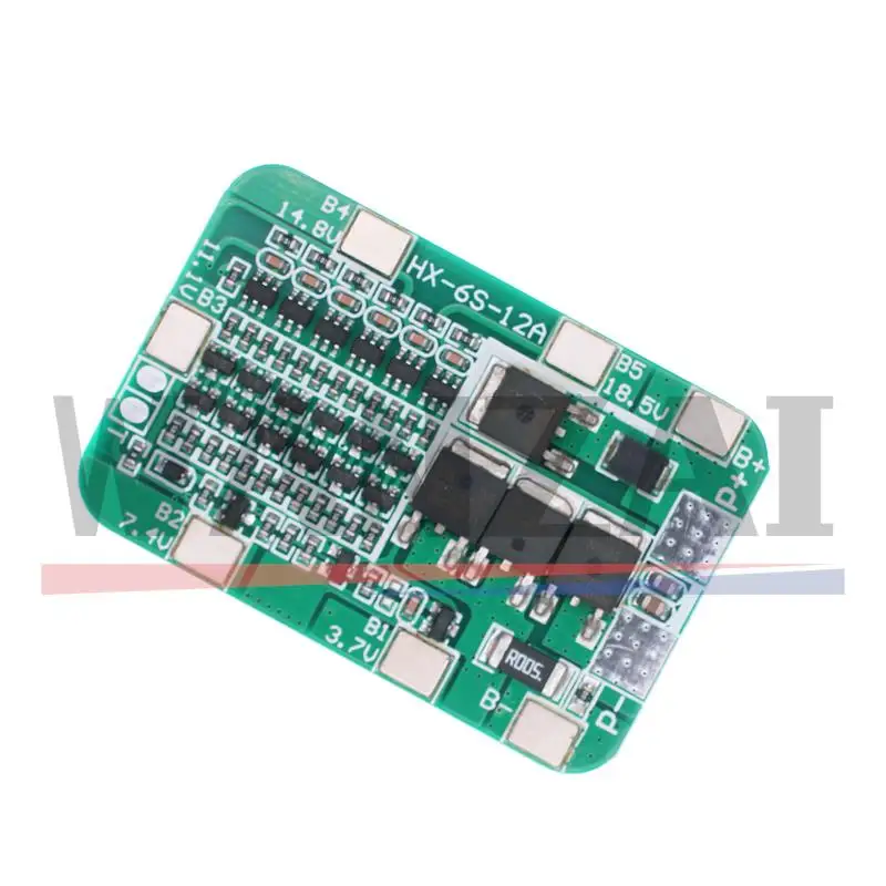 6S 15A 24V PCB tablica ochronna BMS do 6 paczek 18650 moduł bateria litowa litowo-jonowy zestaw DIY