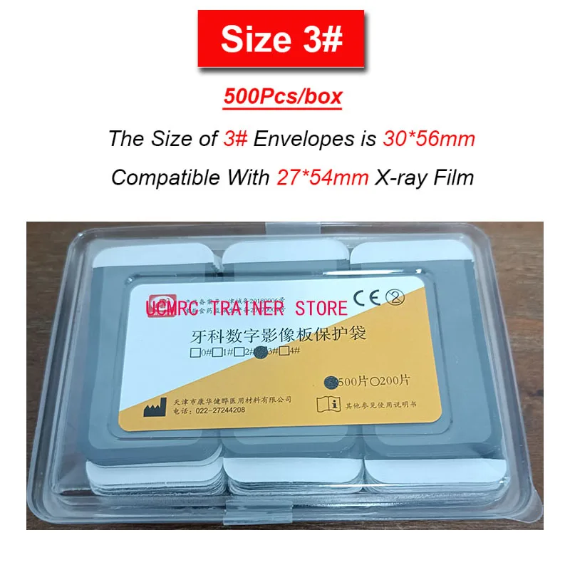 Maat 0 1 2 3 4 Wegwerp Tandarts Röntgenfilmbarrière Enveloppen Digitale Scan Fosforplaat Beschermhoes Cover Tassen