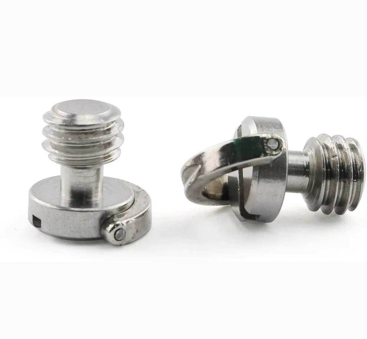 2 قطعة 3/8-16 10 مللي متر طول الموضوع D رمح الكاميرا الإفراج السريع لوحة تصاعد تثبيت مسامير للكاميرا ترايبود Monopod ، 3/8 مسامير