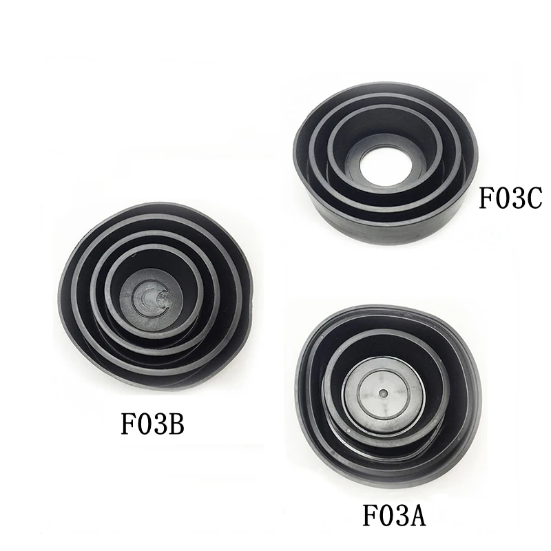 1-10Pcs Car Headlight Bulb Dust Cover For LED Retrofit Inner Diameter 55/70/80/90/95mm Seal Soft Rubber Lamp Dustproof Cover Cap