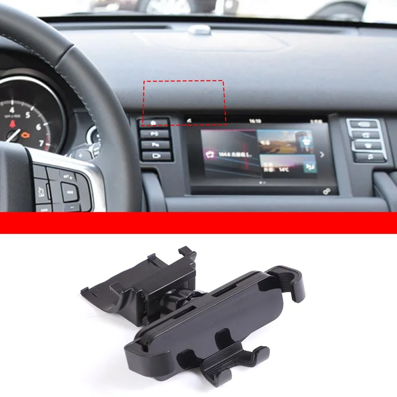 

Car Phone Holder Rotatable Telephone Holder Gravity Navigation Mobile Bracket For Range Rover Discovery Sport 2016-2019
