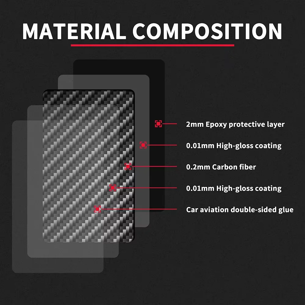 

Real Carbon Fiber Car Accessories Center Console Gear Shift Set Cover Soft Sticker For Toyota Corolla 2014 2015 2016 2017 2018