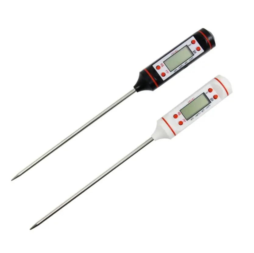 Digital Cooking Food Probe Kitchen Household Meat Thermometer Baking BBQ Electronic Thermometers With 4 Buttons ni76