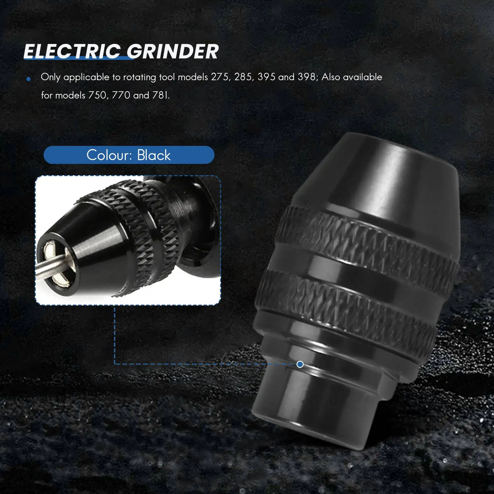 3 ชิ้น Multi Quick Change Keyless Chuck Universal Chuck สําหรับ Dremel 4486 เครื่องมือโรตารี่ 3000 4000 7700 8200