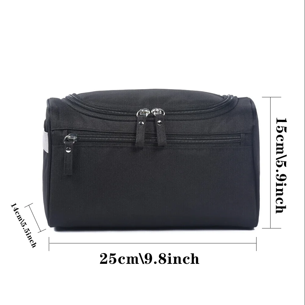 Men Cosmetic Organizer Bags Functional Hanging Zipper Makeup Case Storage Pouch Toiletry Wave Series Make Up Wash Bag Handbag