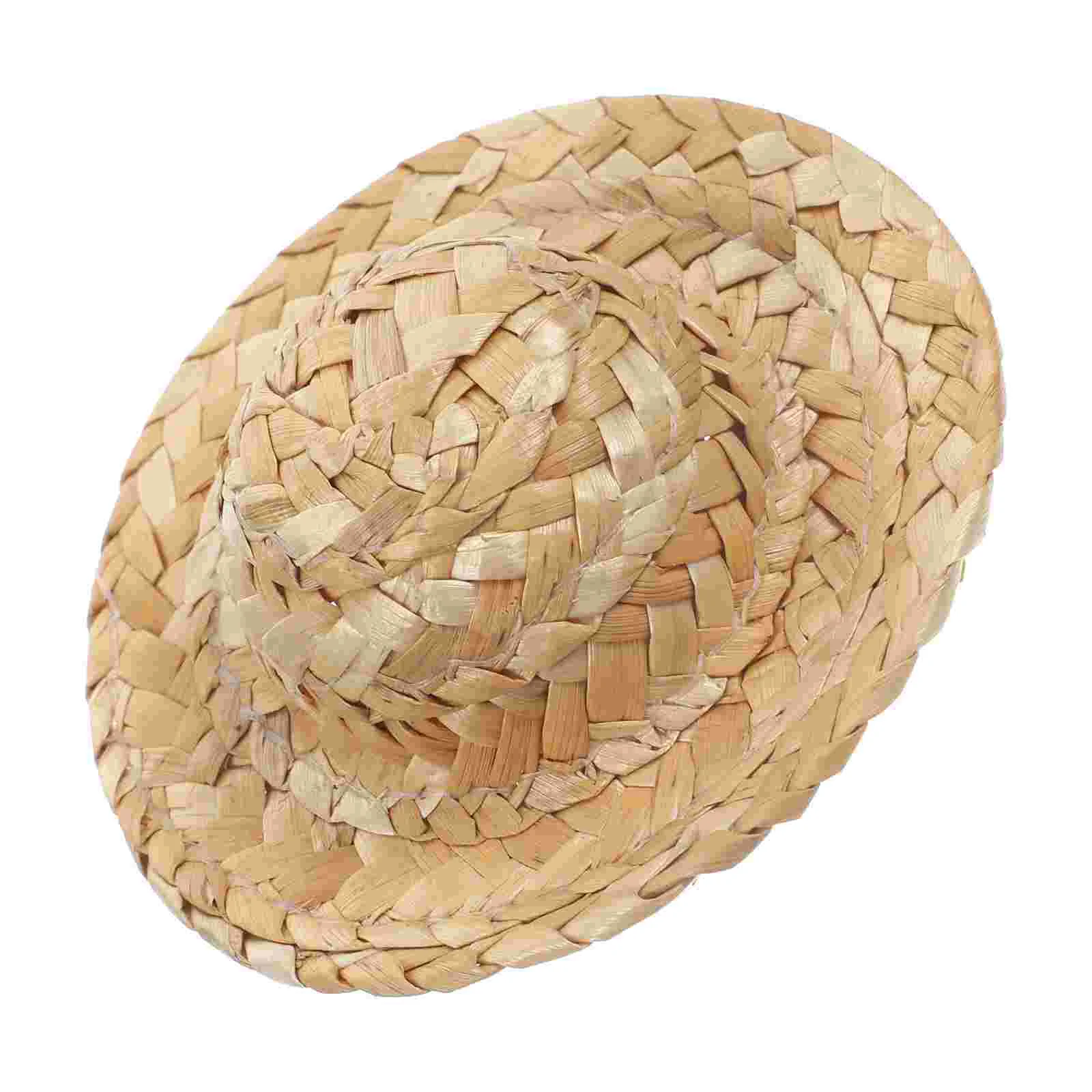 Straw Hat Adult Toddler and Crafts Painting Ordinary Kids Bamboo DIY Props