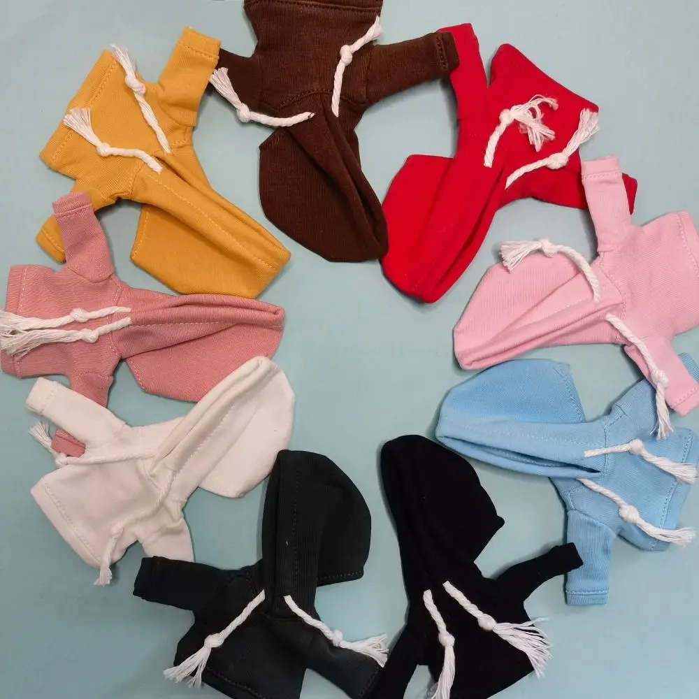 Crianças brinquedos causal wear ob11 boneca roupas vestir-se artesanal boneca hoodies pano jogar casa obitsu 11 roupas boneca acessórios