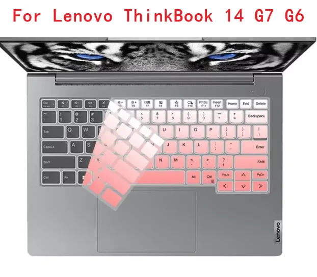 

Силиконовый чехол-накладка для клавиатуры ноутбуков Lenovo ThinkBook 14 G6, G6+, G7, 14-дюймовых моделей ThinkBook 14 G7 / 14 G6 ABP / 14 G6+ IRL (2024-2025 гг.)