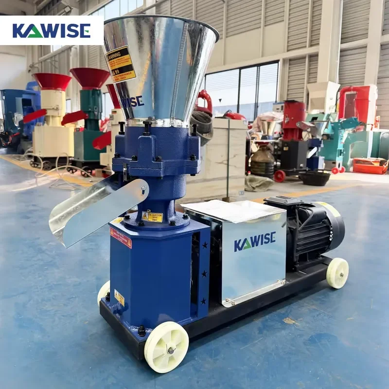 Chicken Feed Pellet Machine for Home Farms Poultry Feed Production Corn Bran and Soybean Meal Pelletizing view 2