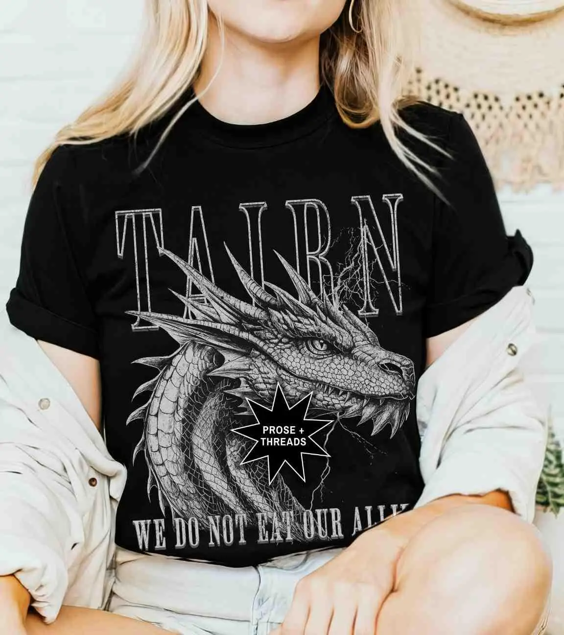 Tairn Fourth Wing Shirt Iron Flame Merch Onyx Storm Basgiath War Short Sleeve Women's T-shirts for Summer Unisex