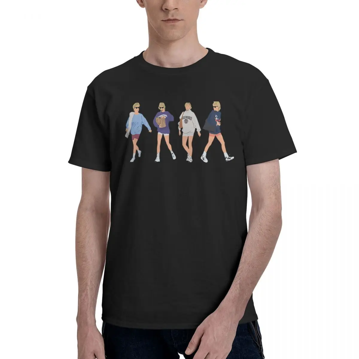 

Princess Diana 100% Cotton Casual Breathable Confortable T-Shirt Men's T-Shirts T Shirt Men