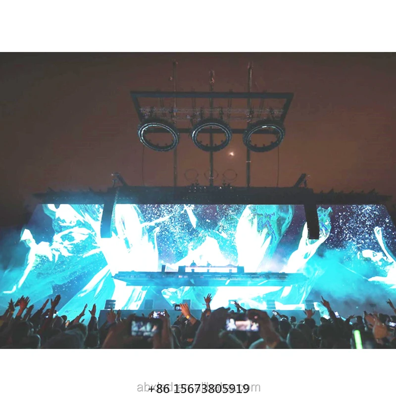 

Hd P2.604 & P3.91 3840hz Led Wall for Rent From Visual Support Stage Backdrop Theater Screen for Churches