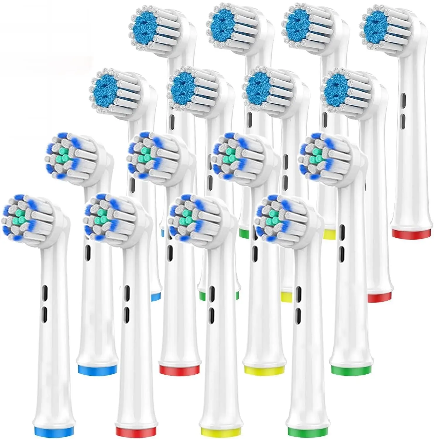 Electric Toothbrush Replacement Brush Heads Compatible with Braun Oral B Extra Thin Soft Bristles for Gum Care Sensitive Clean