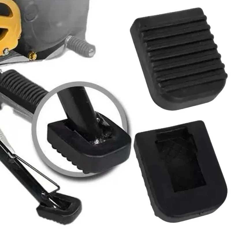 Motorcycle Universal Foot Stand with Extended Side Support Base and Enlarged Foot Pad Accessory