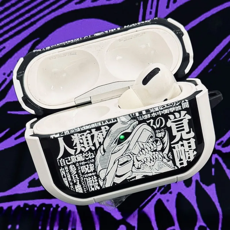 EVANGELION Eva Case for AirPods 1 2 3 4 Anime Cartoon Protective Earphone Case for AirPods Pro3 Shockproof Headphone Box Gifts
