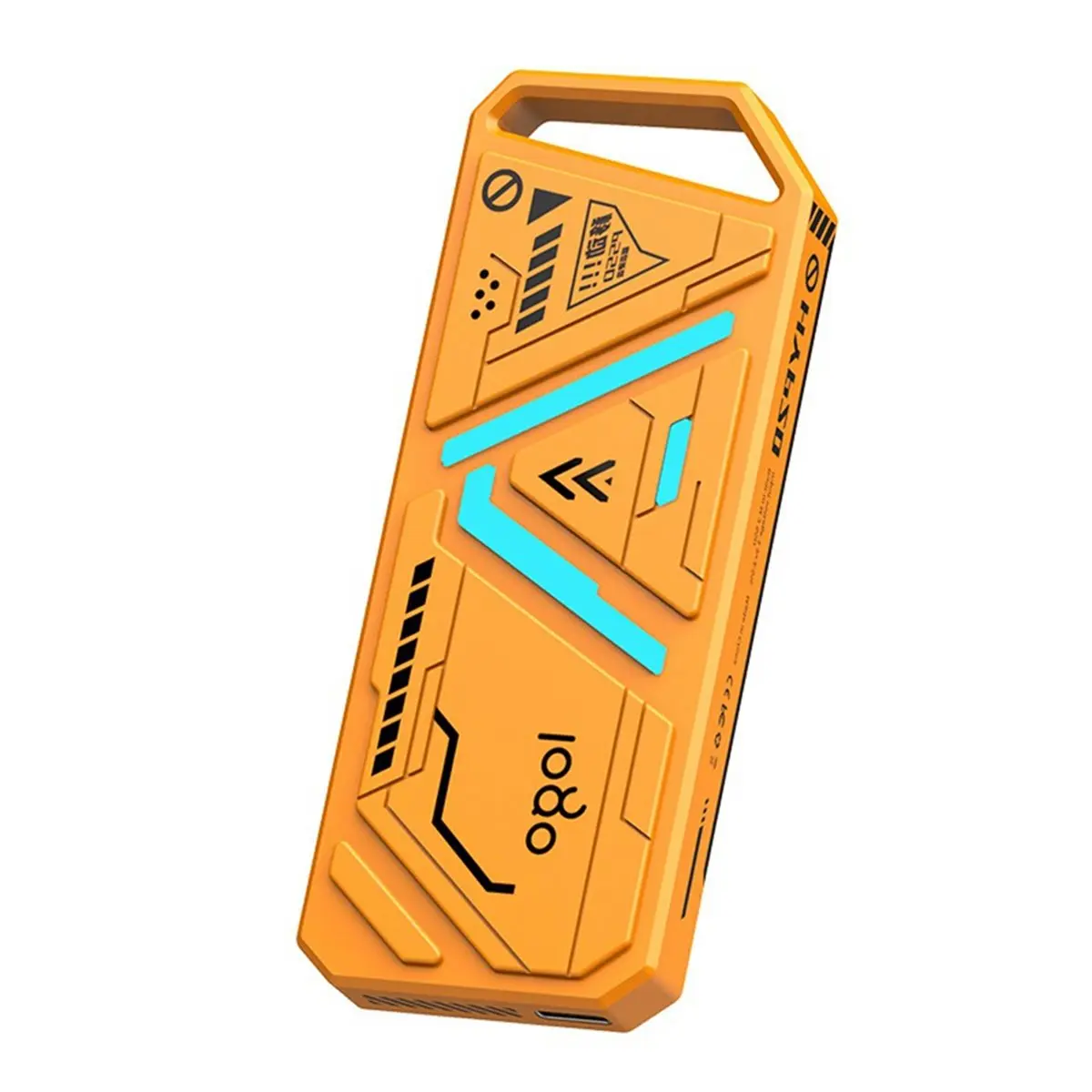 N86R M2 SSD Case M.2 NGFF/NVME Dual Protocols SSD Enclosure Portable RGB SSD Hard Disk Case 10Gbps USB3.1 Type-C for PC