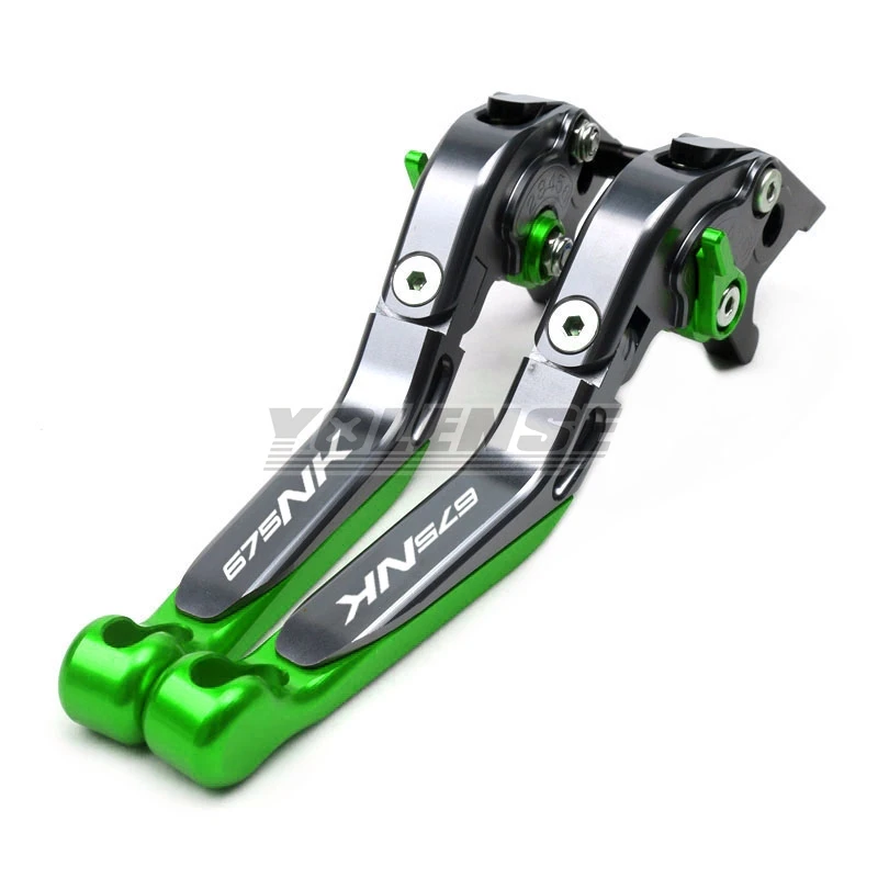 Motorcycle Accessories Adjustable Folding Extendable Brake Clutch Levers For 675NK 675 NK 2025