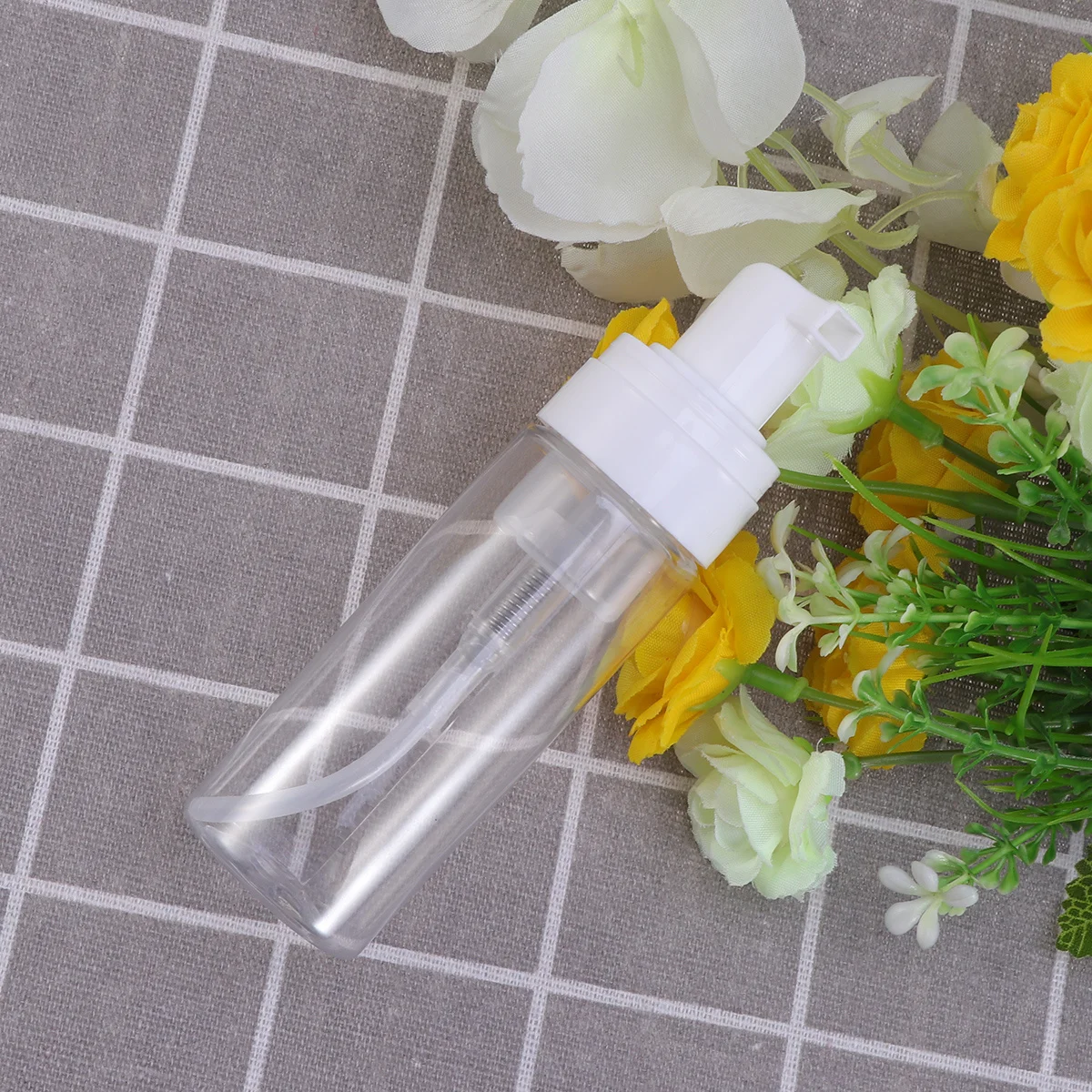 50ml 폼 디스펜서 펌프 병 여행용 메이크업 샴푸 컨디셔너 로션 누출 방지용 재사용 가능한 빈 용기