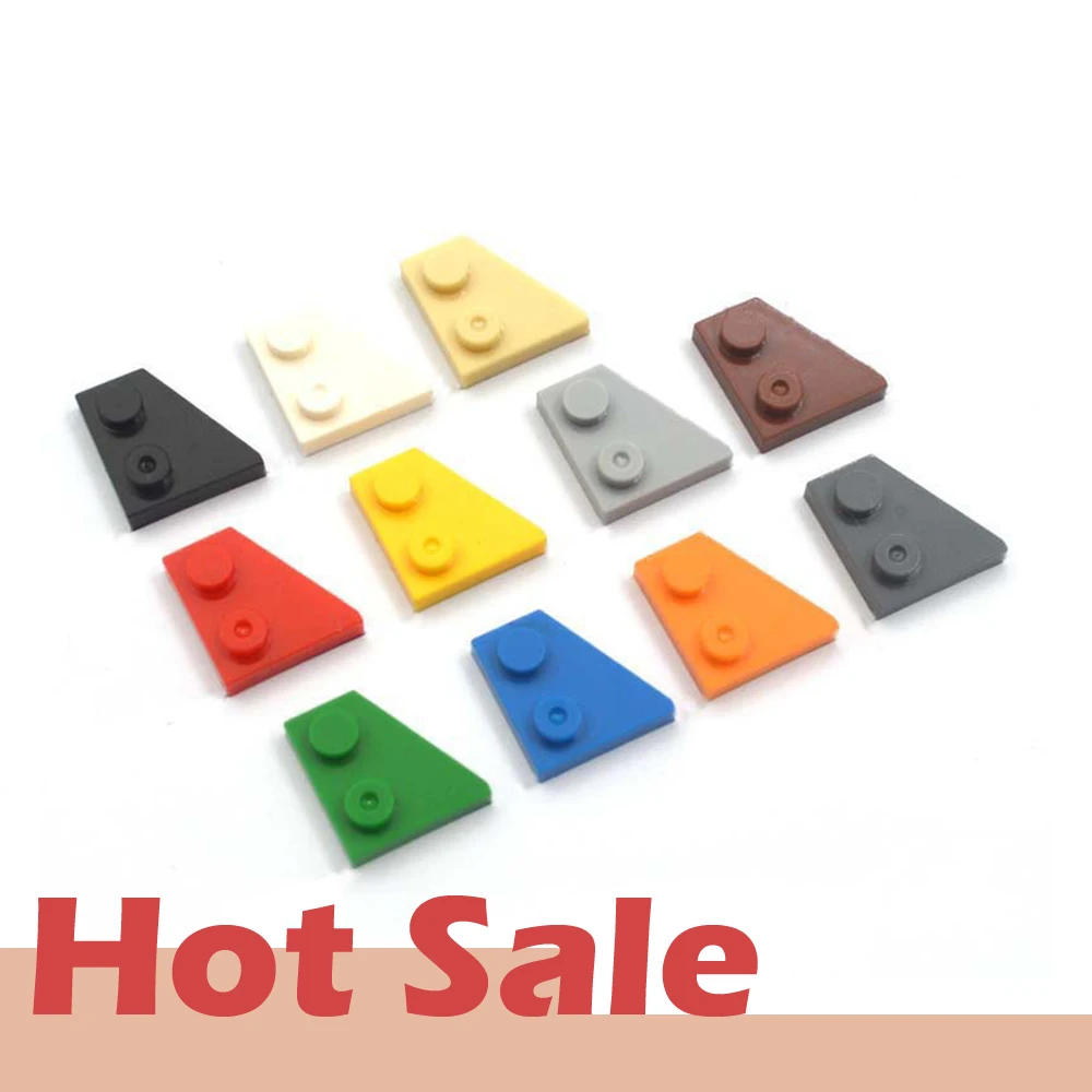 

10 Pieces MOC Parts Wedge Plate 1 x 2 Right Building Blocks Speical Bricks Toys for Children
